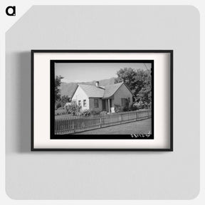 アートポスター-Home of Mormon in Mendon, Utah
 - ラッセル リー Poster.