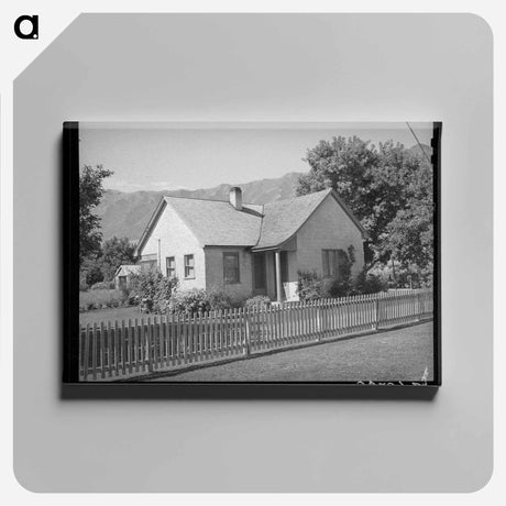アートパネル-Home of Mormon in Mendon, Utah
 - ラッセル リー Canvas.