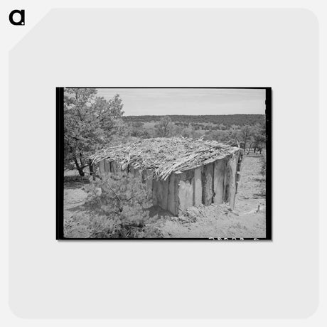 アートポストカード-Slab Shed, Pie Town, New Mexico
 - ラッセル リー Postcard.