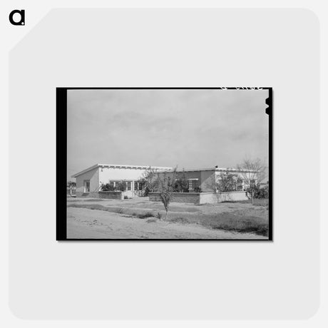 アートポストカード-Community Building, Chandler Unit, Maricopa County, Arizona
 - ラッセル リー Postcard.