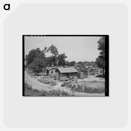 アートポストカード-Mays Avenue Camp, Oklahoma City, Oklahoma
 - ラッセル リー Postcard.