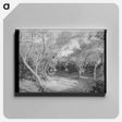 アートパネル-Road Through the Woods, Pie Town, New Mexico
 - ラッセル リー Canvas.