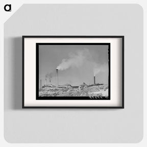 アートポスター-Copper Smelter, Miami, Arizona
 - ラッセル リー Poster.