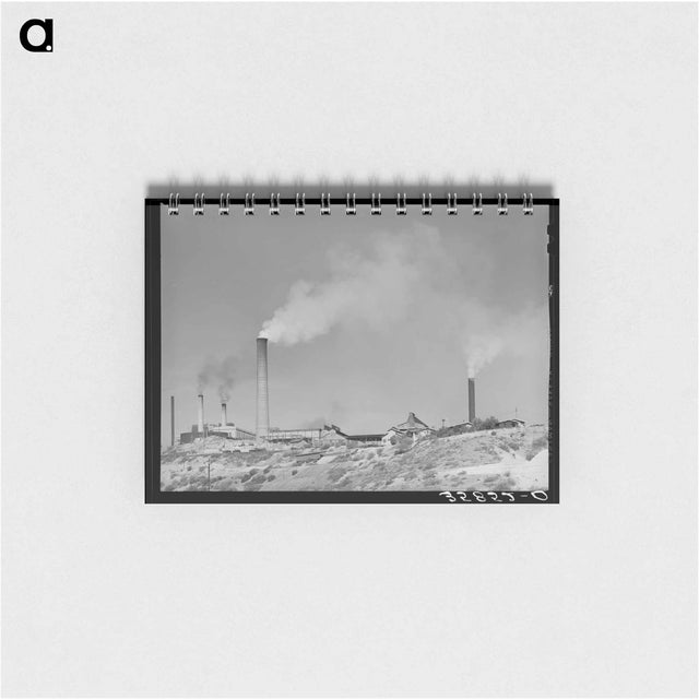 アートメモ帳-Copper Smelter, Miami, Arizona
 - ラッセル リー Memo.