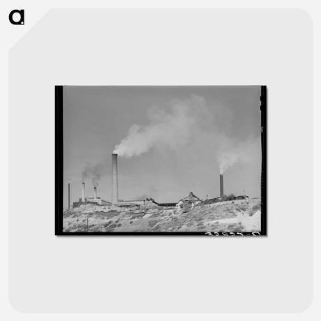 アートポストカード-Copper Smelter, Miami, Arizona
 - ラッセル リー Postcard.