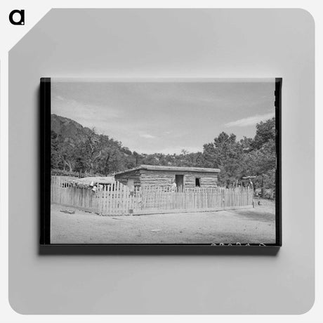 アートパネル-Home of Jack Whinery at Pie Town, New Mexico
 - ラッセル リー Canvas.