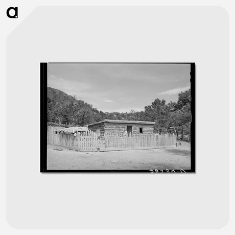 アートポストカード-Home of Jack Whinery at Pie Town, New Mexico
 - ラッセル リー Postcard.