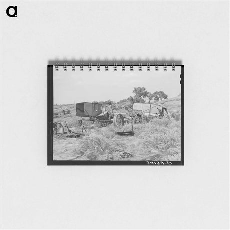 アートメモ帳-Agricultural Junkyard, Syracuse, Kansas
 - ラッセル リー Memo.