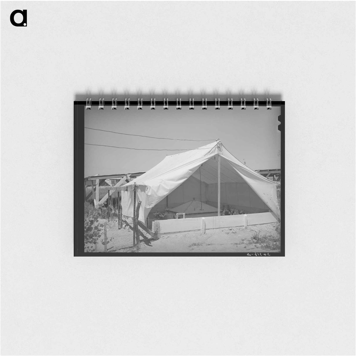 アートメモ帳-Breeder House, Casa Grande Valley Farms, Pinal County, Arizona
 - ラッセル リー Memo.