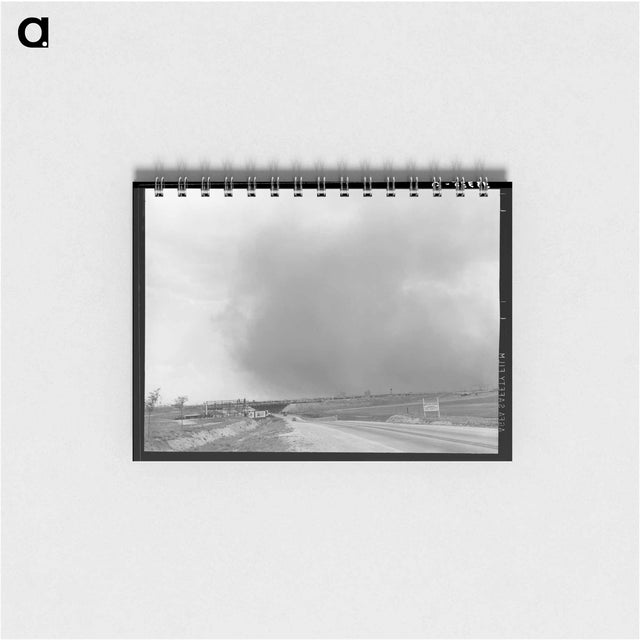 アートメモ帳-Dust Storm over Lubbock
 - ラッセル リー Memo.