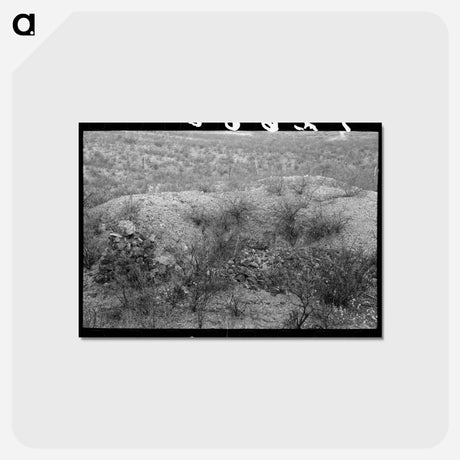 アートポストカード-Prospector's Workings, Cochise County, Arizona
 - ラッセル リー Postcard.