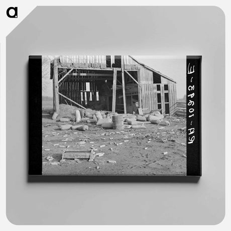 アートパネル-Flood Aftermath, Posey County, Indiana
 - ラッセル リー Canvas.