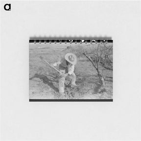 アートメモ帳-Mexican Chopping Mesquite, El Indio, Texas
 - ラッセル リー Memo.