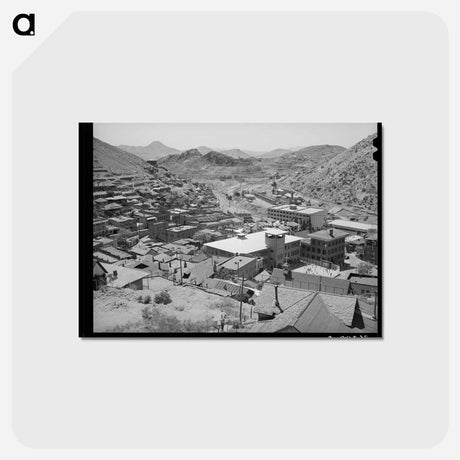 アートポストカード-Bisbee, Arizona (View from Above)
 - ラッセル リー Postcard.