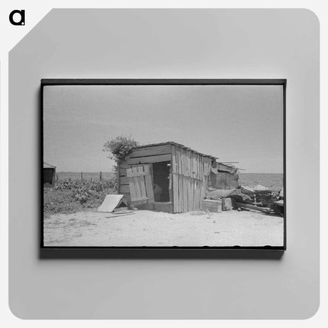 アートパネル-Sharecropper's Shed, New Madrid County, Missouri
 - ラッセル リー Canvas.