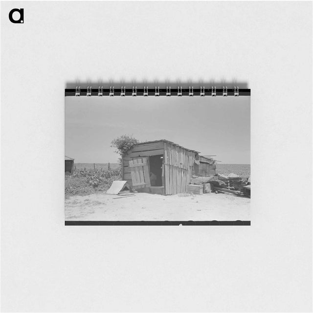 アートメモ帳-Sharecropper's Shed, New Madrid County, Missouri
 - ラッセル リー Memo.