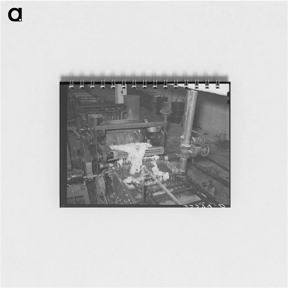 アートメモ帳-Wool Scouring Process
 - ラッセル リー Memo.