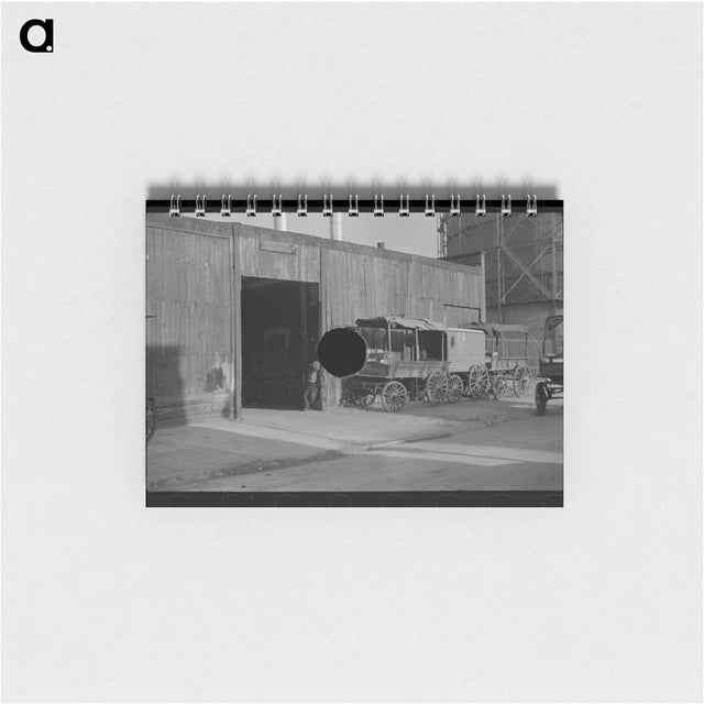 アートメモ帳-Livery Stable, East Side, New York City
 - ラッセル リー Memo.