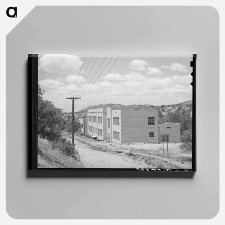 アートパネル-Company School Buildings, Tyrone, New Mexico
 - ラッセル リー Canvas.