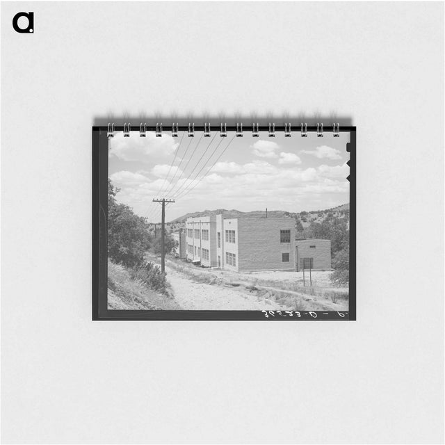 アートメモ帳-Company School Buildings, Tyrone, New Mexico
 - ラッセル リー Memo.