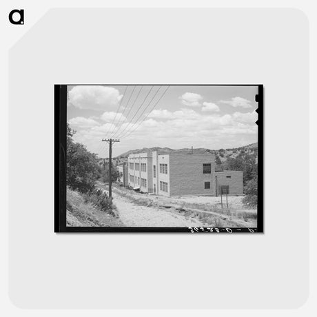 アートポストカード-Company School Buildings, Tyrone, New Mexico
 - ラッセル リー Postcard.
