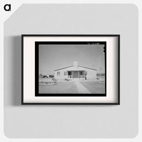 アートポスター-Rear of WPA Nursery School, Agua Fria Migratory Labor Camp
 - ラッセル リー Poster.