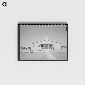 アートメモ帳-Rear of WPA Nursery School, Agua Fria Migratory Labor Camp
 - ラッセル リー Memo.