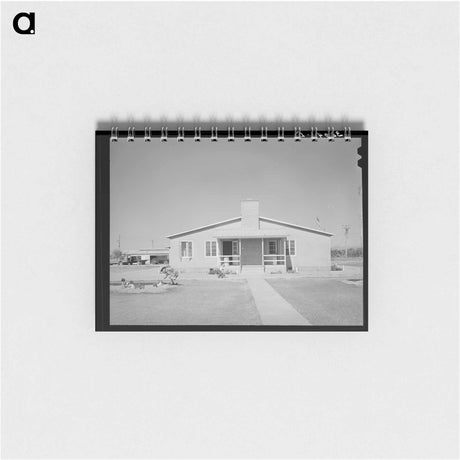 アートメモ帳-Rear of WPA Nursery School, Agua Fria Migratory Labor Camp
 - ラッセル リー Memo.