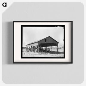 アートポスター-Agricultural Machinery Shed, Jerome, Arkansas
 - ラッセル リー Poster.