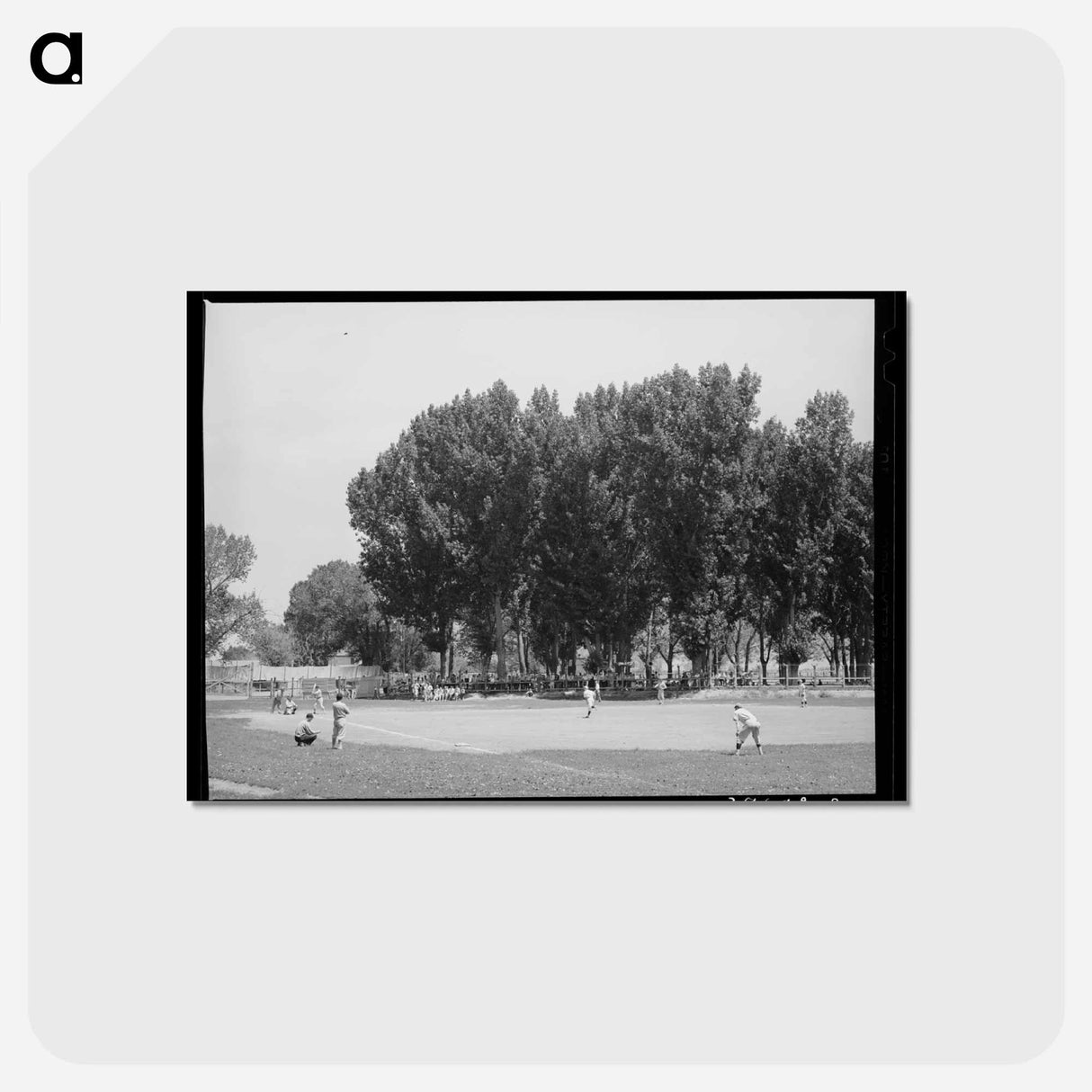 アートポストカード-Baseball Game, Vale, Oregon
 - ラッセル リー Postcard.