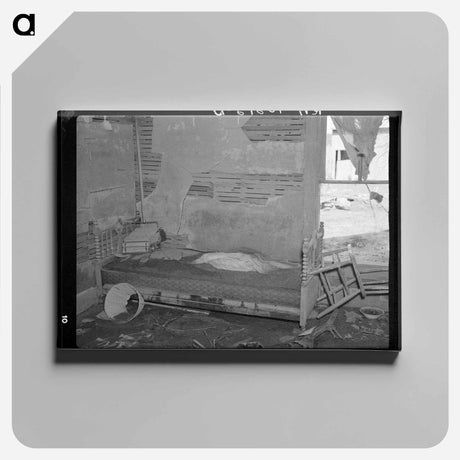 アートパネル-Farmhouse Interior After Flood
 - ラッセル リー Canvas.