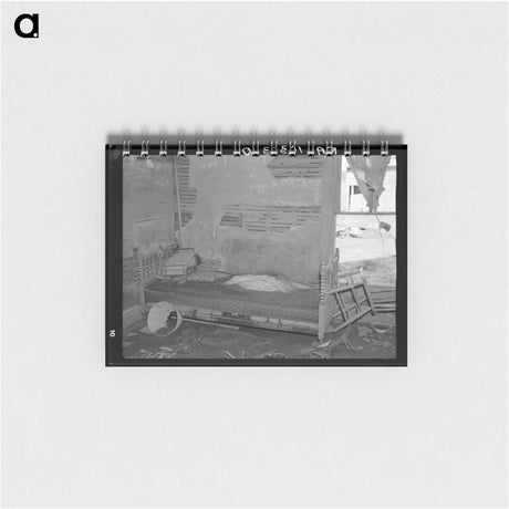 アートメモ帳-Farmhouse Interior After Flood
 - ラッセル リー Memo.