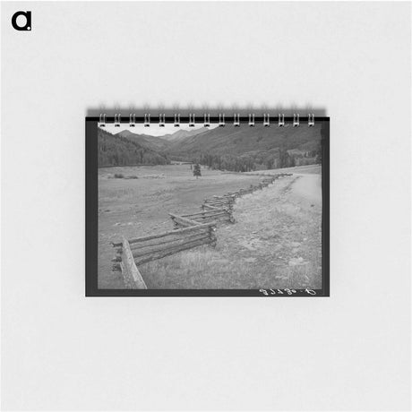 アートメモ帳-Rail Fence, San Juan County, Colorado
 - ラッセル リー Memo.