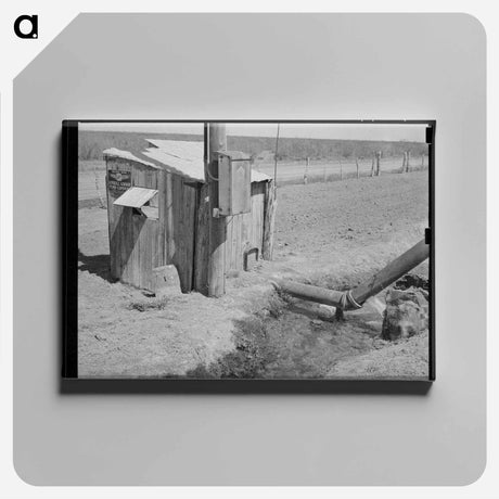 アートパネル-Irrigation System at La Pryor
 - ラッセル リー Canvas.