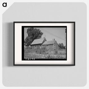 アートポスター-Old House of Mormon Farmer, Mendon, Utah
 - ラッセル リー Poster.