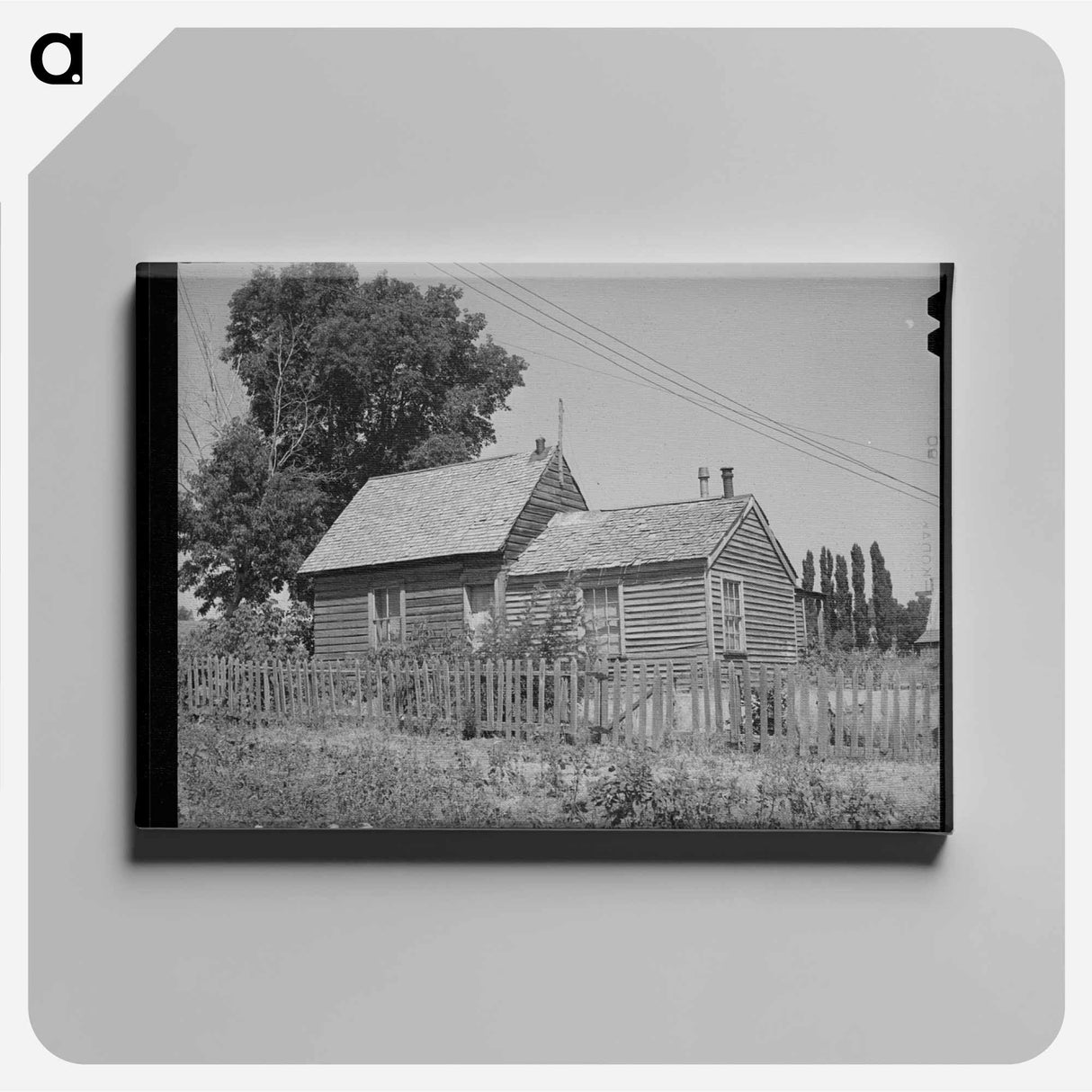 アートパネル-Old House of Mormon Farmer, Mendon, Utah
 - ラッセル リー Canvas.