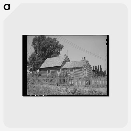 アートポストカード-Old House of Mormon Farmer, Mendon, Utah
 - ラッセル リー Postcard.