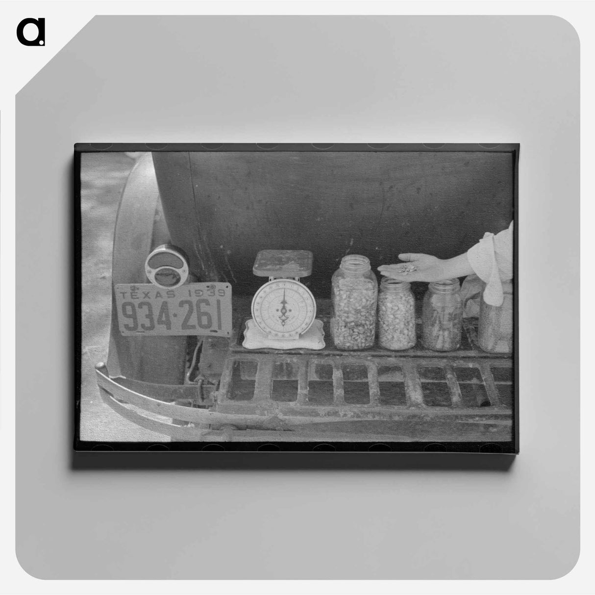 アートパネル-Seeds for Sale, Weatherford, Texas
 - ラッセル リー Canvas.