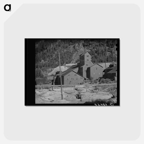 アートポストカード-Mill at Camp Bird Mine, Camp Bird, Colorado
 - ラッセル リー Postcard.