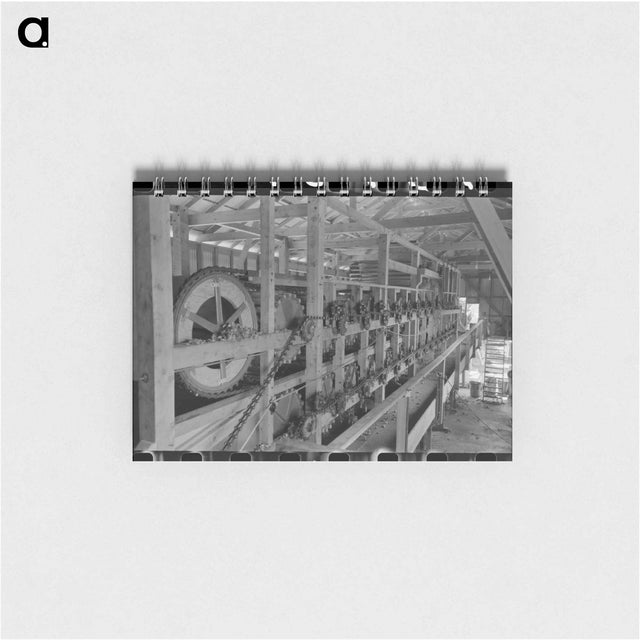 アートメモ帳-Machinery of Stationary-Type Mechanical Hop Picker, Yakima County, Washington
 - ラッセル リー Memo.