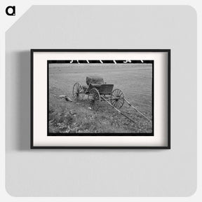 アートポスター-Buggy and Pitchfork on Farm Near Northampton, Massachusetts
 - ラッセル リー Poster.