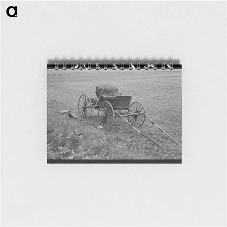 アートメモ帳-Buggy and Pitchfork on Farm Near Northampton, Massachusetts
 - ラッセル リー Memo.