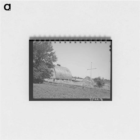 アートメモ帳-Barn and Haystack, Cache County, Utah
 - ラッセル リー Memo.