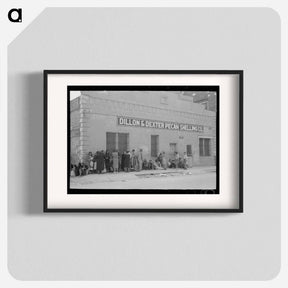 アートポスター-Pecan Shellers Eating Lunch, San Antonio, Texas
 - ラッセル リー Poster.
