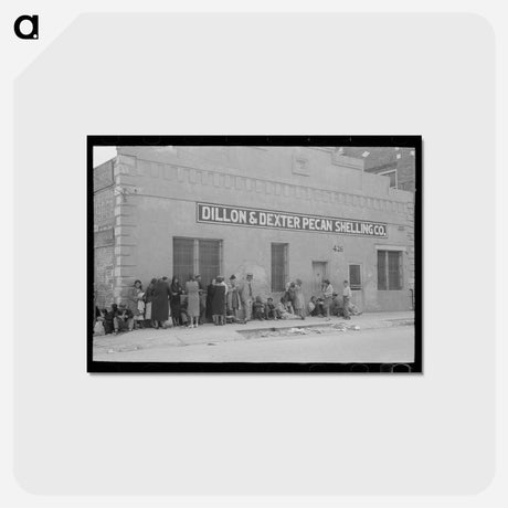 アートポストカード-Pecan Shellers Eating Lunch, San Antonio, Texas
 - ラッセル リー Postcard.
