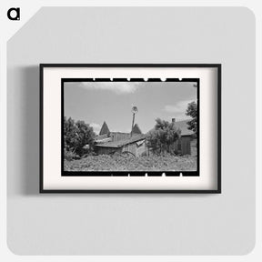 アートポスター-Sharecropper Farm with Bell, Southeast Missouri
 - ラッセル リー Poster.
