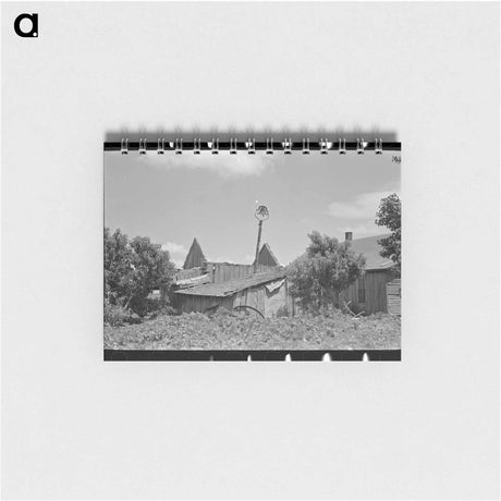 アートメモ帳-Sharecropper Farm with Bell, Southeast Missouri
 - ラッセル リー Memo.