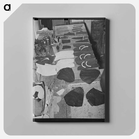 アートパネル-Boot Uppers, Alpine, Texas
 - ラッセル リー Canvas.