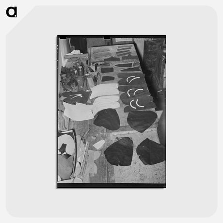アートポストカード-Boot Uppers, Alpine, Texas
 - ラッセル リー Postcard.
