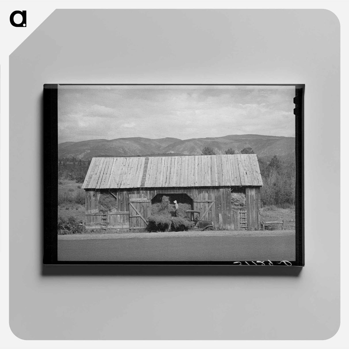 アートパネル-Haying in the Animas River Valley
 - ラッセル リー Canvas.